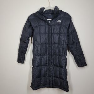 The North Face long down puffer jacket 600 fill size xs